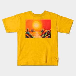 Sunset picture Kids T-Shirt